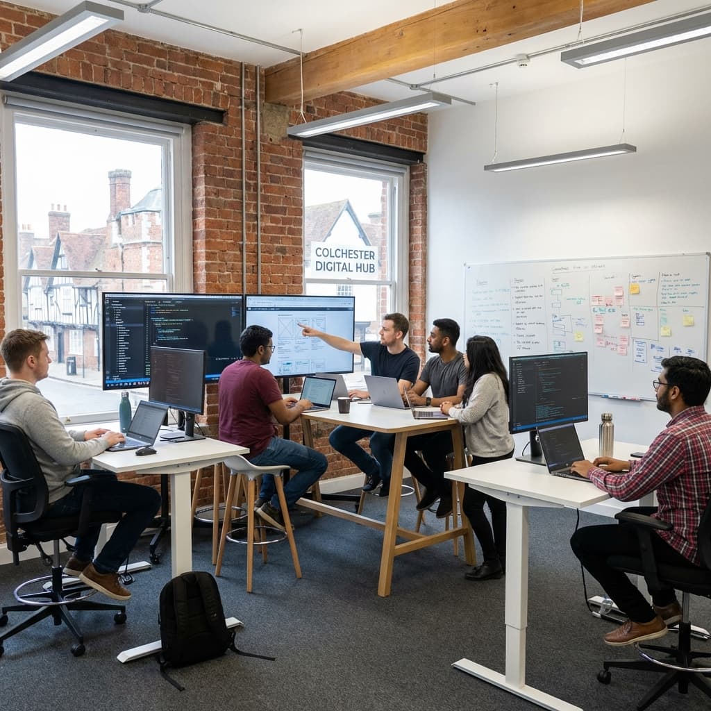 Professional web development team in Colchester