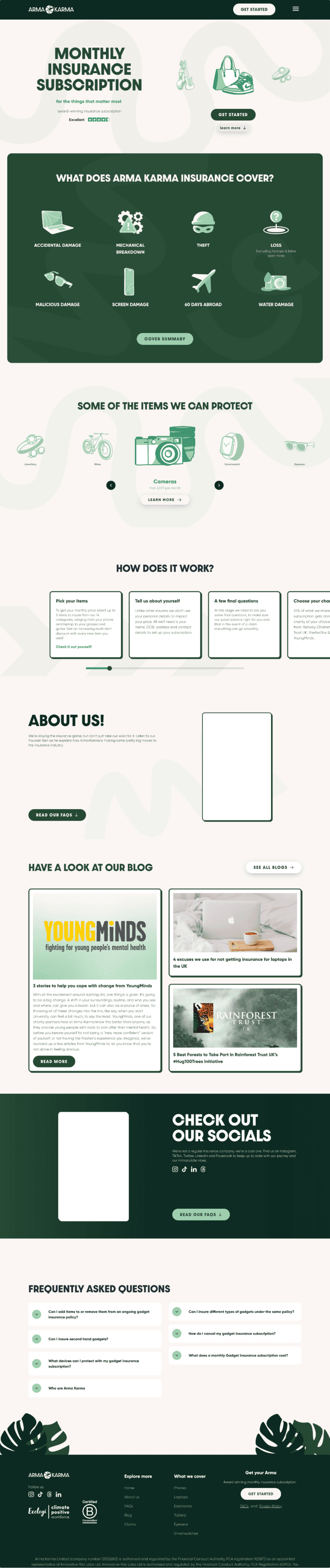 Full length website image