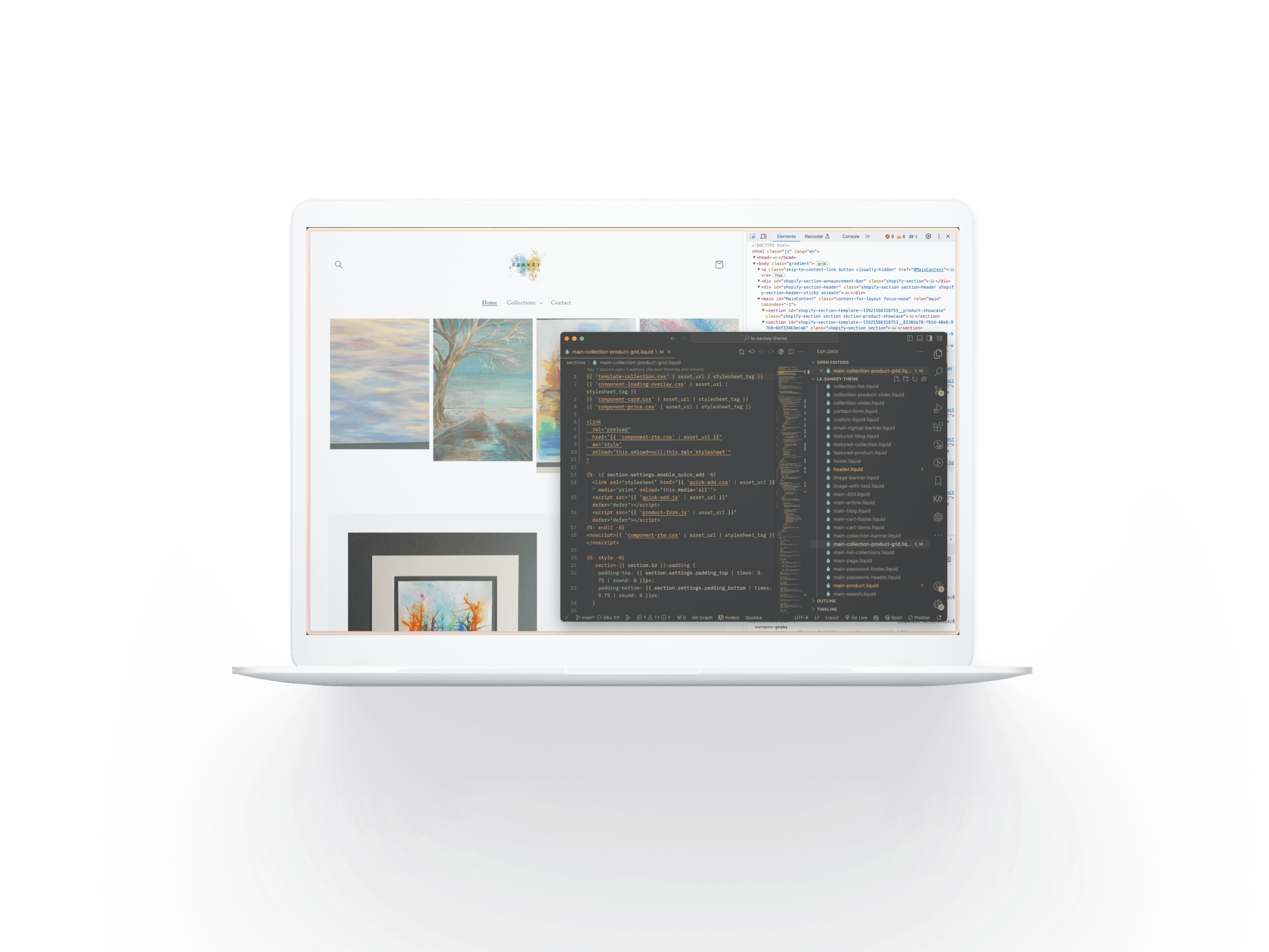 Custom Shopify theme development by a Shopify expert developer