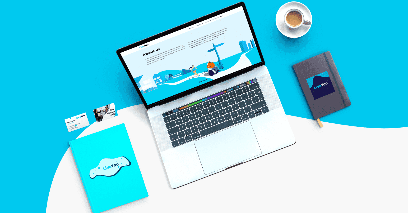 Hero image showing the LiveYou website